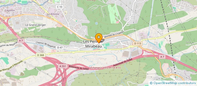 localisation de l'entreprise T.N.S.TRAITEMENT NETTOYAGE SERVICE à LES PENNES-MIRABEAU