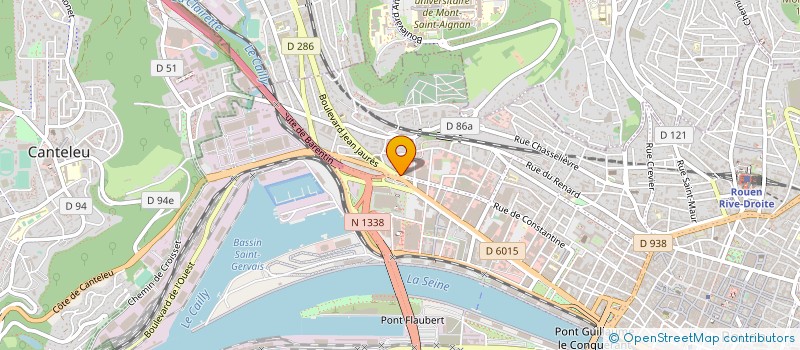 localisation de l'entreprise T.N.T. LOCATION à ROUEN