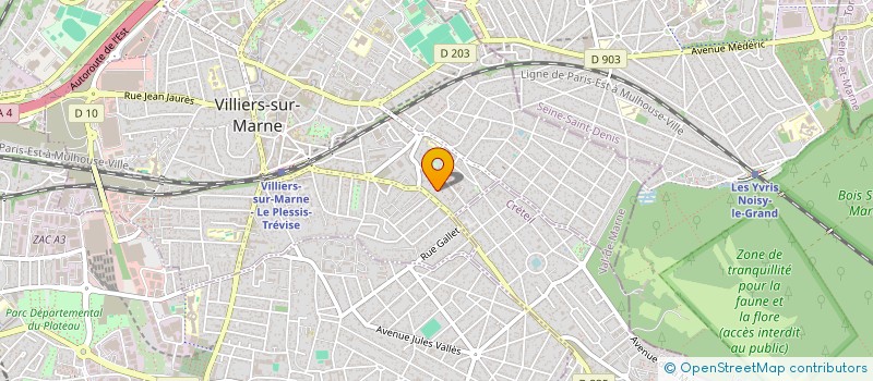 localisation de l'entreprise T.N.T ORTHO  VILLIERS-SUR-MARNE