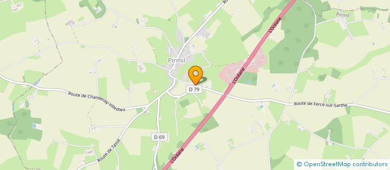 localisation de l'entreprise T.N.V  CHANTENAY VILLEDIEU