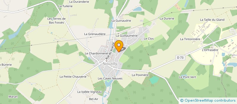 localisation de l'entreprise T-NORD AMBULANCES  NOUZILLY