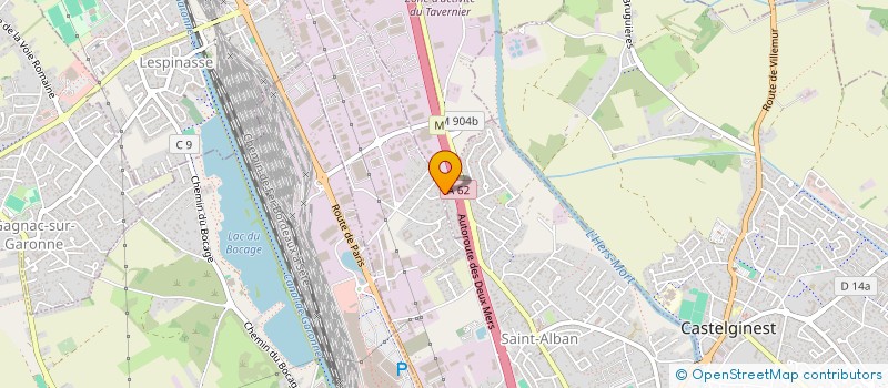 localisation de l'entreprise T.NPE  BRUGUIERES