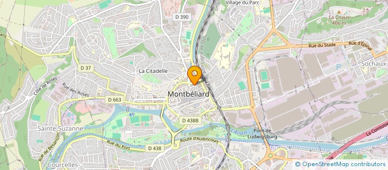 localisation de l'entreprise T.O  MONTBELIARD