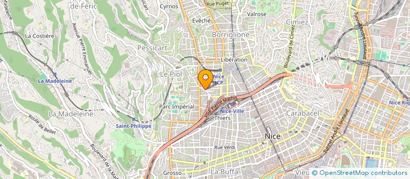 localisation de l'entreprise T.O CONSULTING à NICE