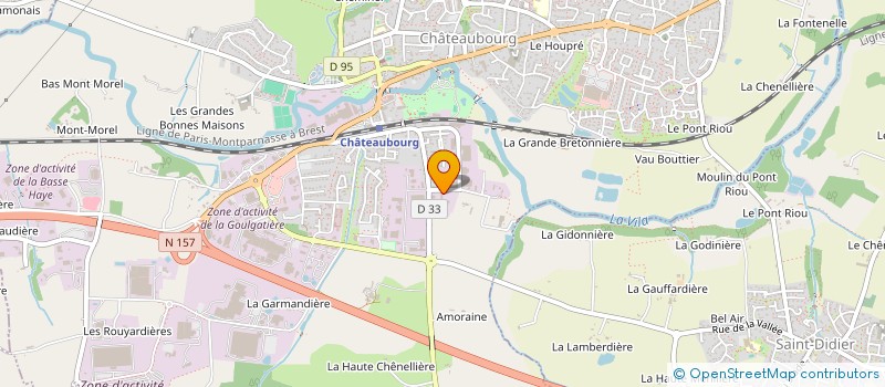 localisation de l'entreprise T.O CUSTOMS  CHATEAUBOURG