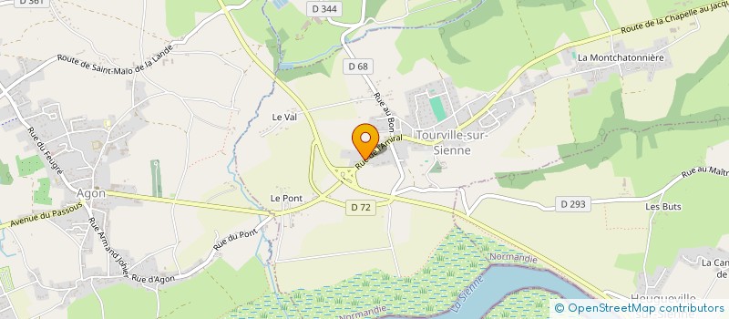 localisation de l'entreprise T.O.O.C  TOURVILLE-SUR-SIENNE