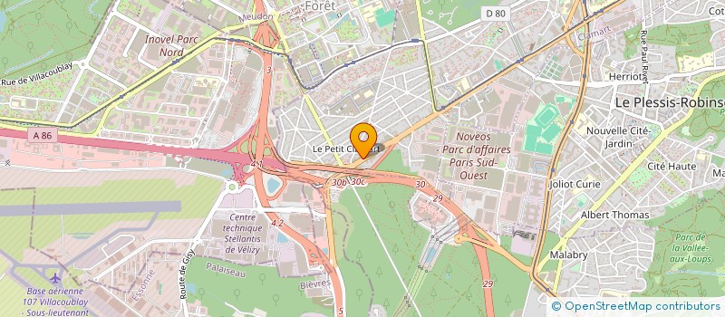 localisation de l'entreprise T O P A L à CLAMART
