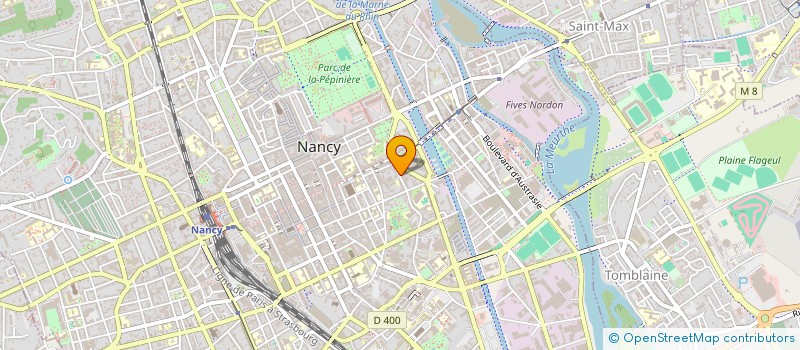 localisation de l'entreprise T O PARTICIPATIONS  NANCY