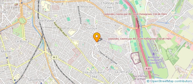 localisation de l'entreprise T.O.R à TOULOUSE