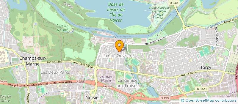 localisation de l'entreprise T'OPTIC à NOISIEL
