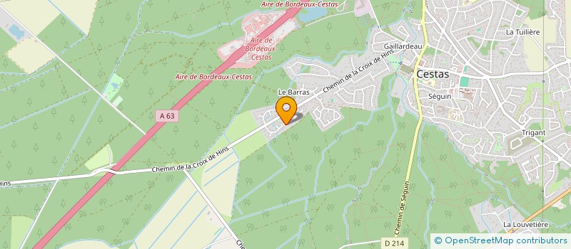 localisation de l'entreprise T.OU  CESTAS