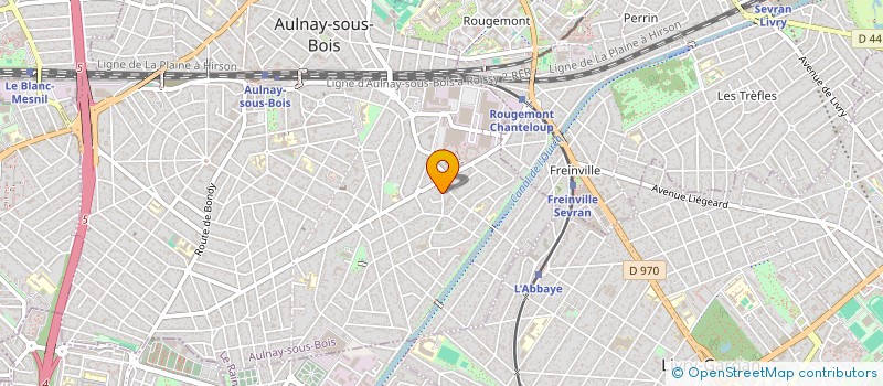 localisation de l'entreprise T. & P. à AULNAY-SOUS-BOIS
