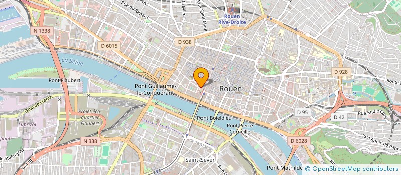 localisation de l'entreprise T&P à ROUEN