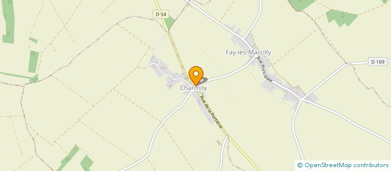 localisation de l'entreprise T.P.A 2000  CHARMOY