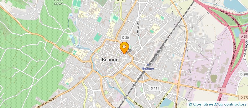 localisation de l'entreprise T.P.A. à BEAUNE
