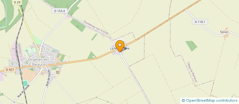 localisation de l'entreprise T.P.A.C.P.C. à ORGERES-EN-BEAUCE