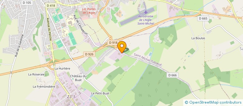 localisation de l'entreprise T.P.A. MATERIAUX à SAINT-OUEN-SUR-ITON