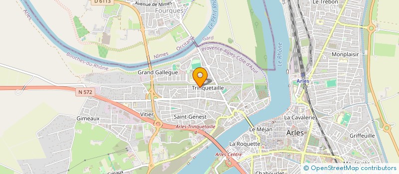 localisation de l'entreprise T P B AMANS FRERES  ARLES