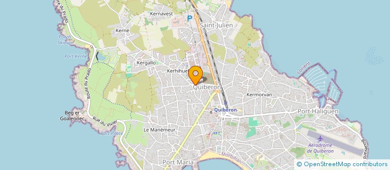 localisation de l'entreprise T.P.B.SPIRIT  QUIBERON