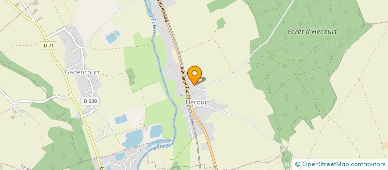 localisation de l'entreprise T.P.C  HECOURT