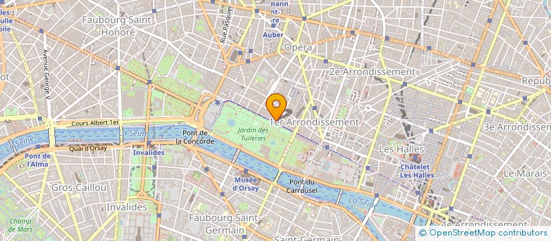 localisation de l'entreprise T P C A à PARIS