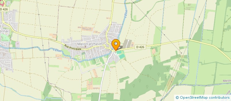 localisation de l'entreprise T.P.C. FRINDEL  MEISTRATZHEIM