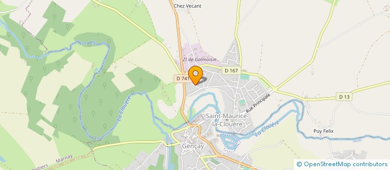 localisation de l'entreprise T.P.C.O. DEMOLITION  SAINT-MAURICE-LA-CLOUERE