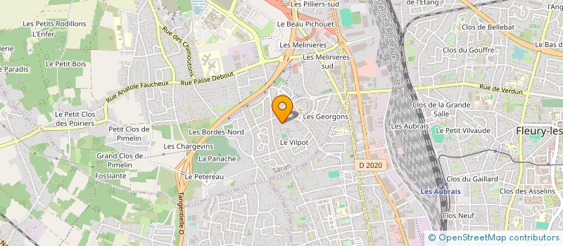 localisation de l'entreprise T.P. DISTRIBUTION à SARAN