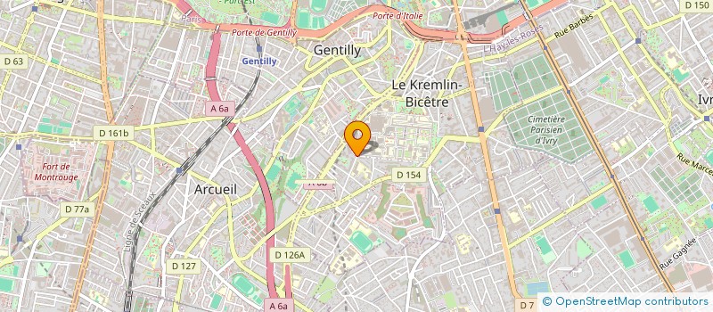 localisation de l'entreprise T.P.E.R.  LE KREMLIN-BICETRE