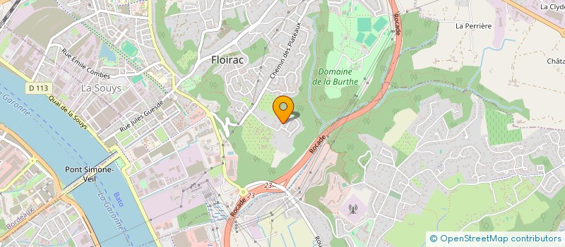 localisation de l'entreprise T.P.G à FLOIRAC