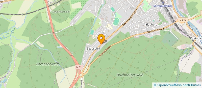 localisation de l'entreprise T P GUR à SARREGUEMINES