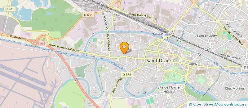 localisation de l'entreprise T.P.I. SERVICE à SAINT-DIZIER