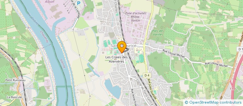 localisation de l'entreprise T.P.J.C  SAINT-MAURICE-L'EXIL