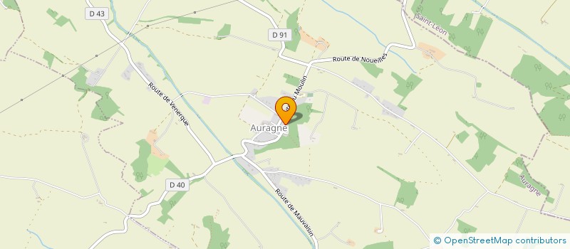 localisation de l'entreprise T.P.M. EVOLUTION  AURAGNE