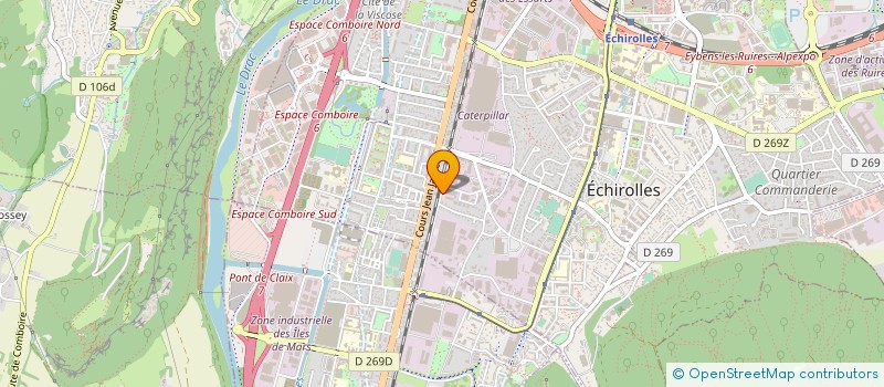 localisation de l'entreprise T.P.O. TOUTES PIECES D'OCCASION à ECHIROLLES