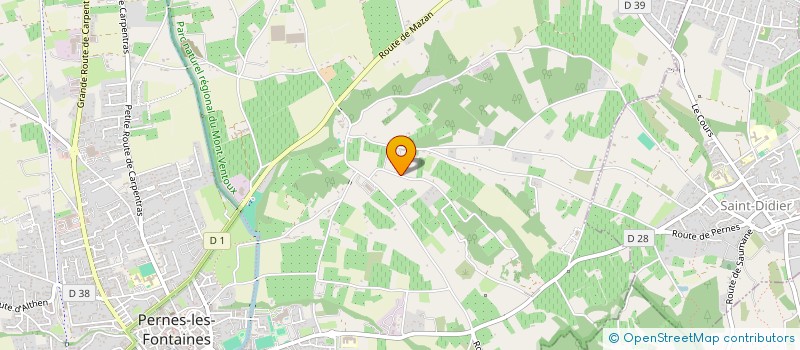 localisation de l'entreprise T.P.P. à PERNES-LES-FONTAINES
