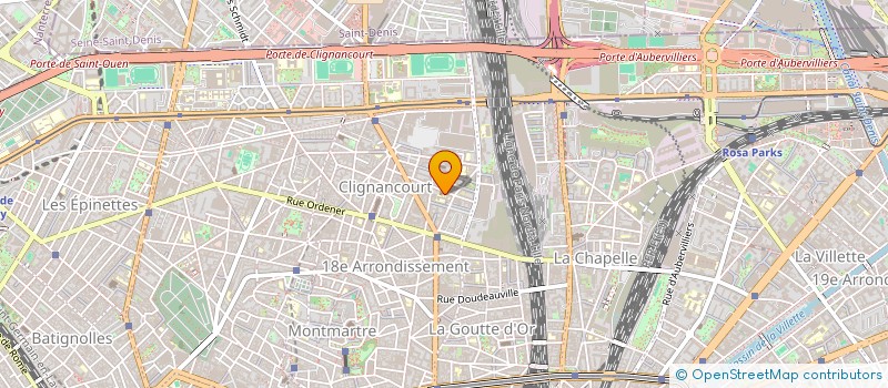 localisation de l'entreprise T.P.R.  PARIS