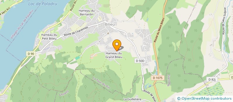 localisation de l'entreprise T.P.R  BILIEU