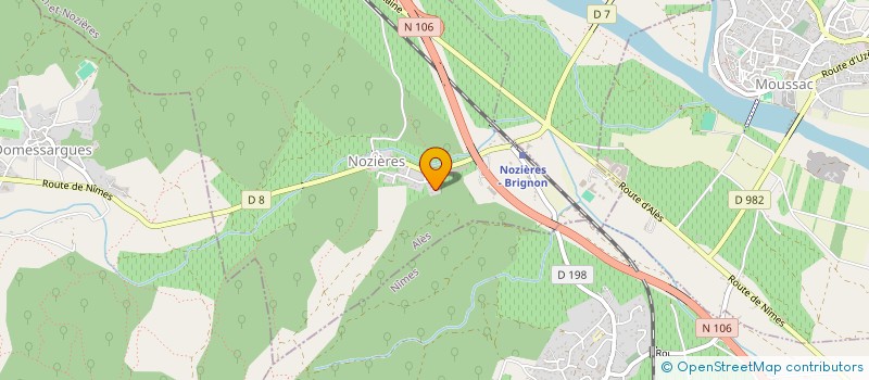 localisation de l'entreprise T.P.R.H  BOUCOIRAN-ET-NOZIERES