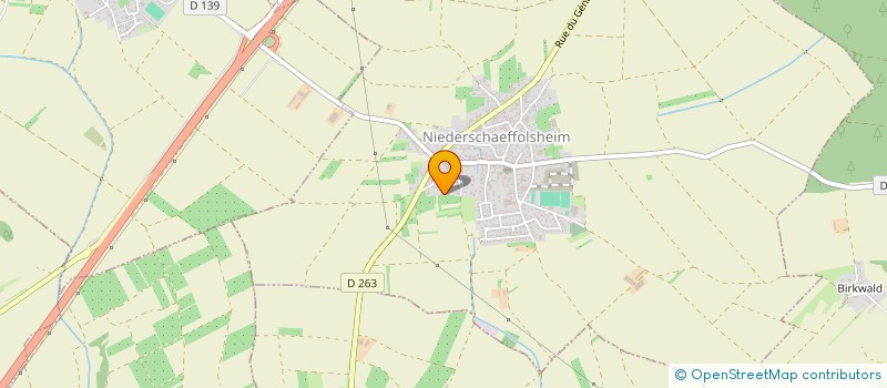 localisation de l'entreprise T & P REMY  NIEDERSCHAEFFOLSHEIM