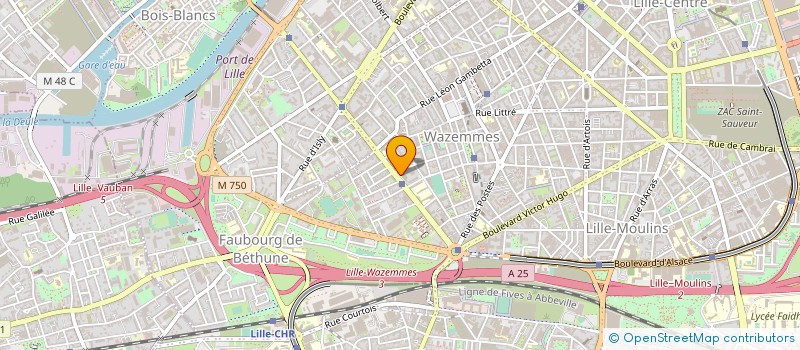 localisation de l'entreprise T.P.S SERVICES à ROUBAIX