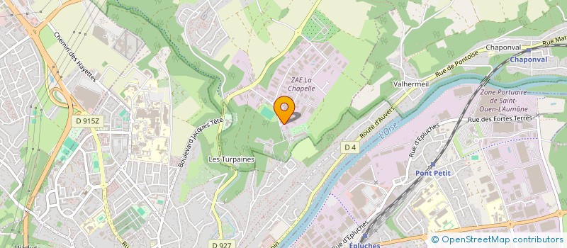 localisation de l'entreprise T.P. SERVICES OISE à ENNERY