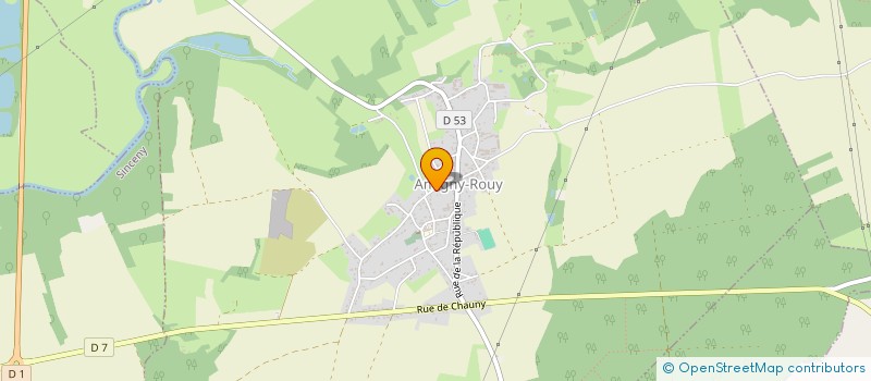 localisation de l'entreprise T.P.Z à AMIGNY-ROUY