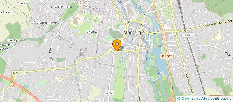 localisation de l'entreprise T-PERMIS  MONTARGIS