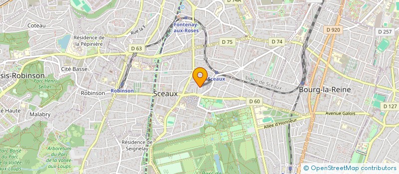 localisation de l'entreprise T-PLACEMAKING  SCEAUX