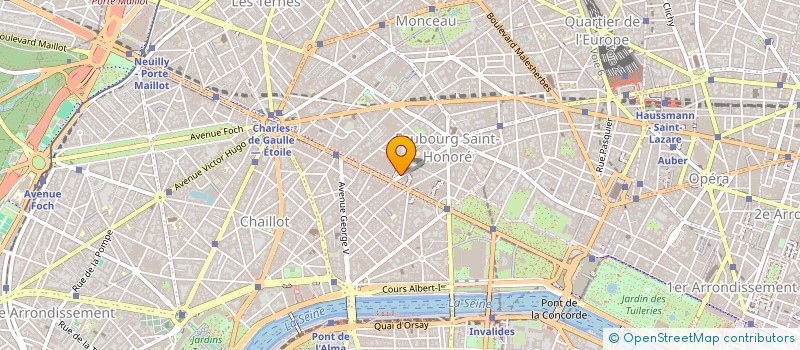 localisation de l'entreprise T.R.2.I. à PARIS