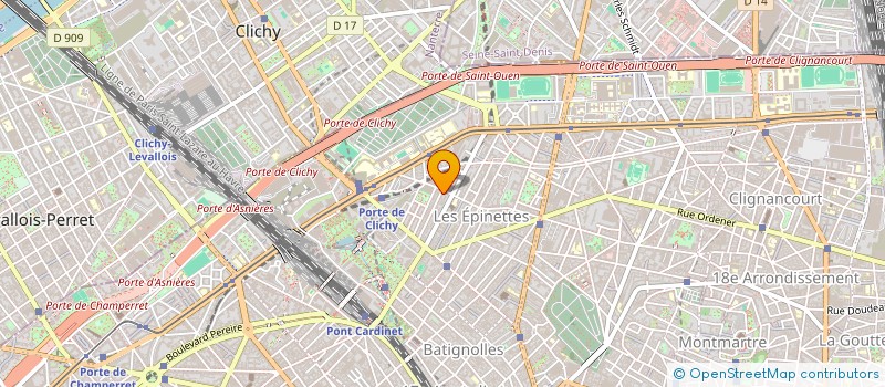 localisation de l'entreprise T R à PARIS