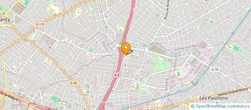 localisation de l'entreprise T.R.A.D  BONDY