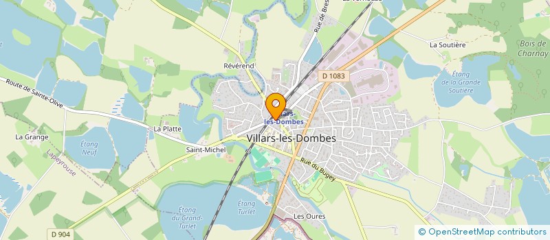 localisation de l'entreprise T.R.C.S. MULTISERVICES à VILLARS-LES-DOMBES