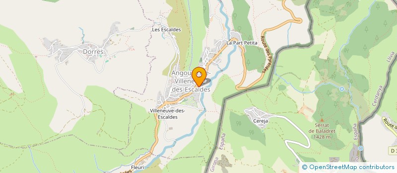 localisation de l'entreprise T.R CARPE DIEM  ANGOUSTRINE-VILLENEUVE-DES-ESCALDES